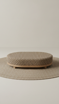 Oval Washable Woven Bed