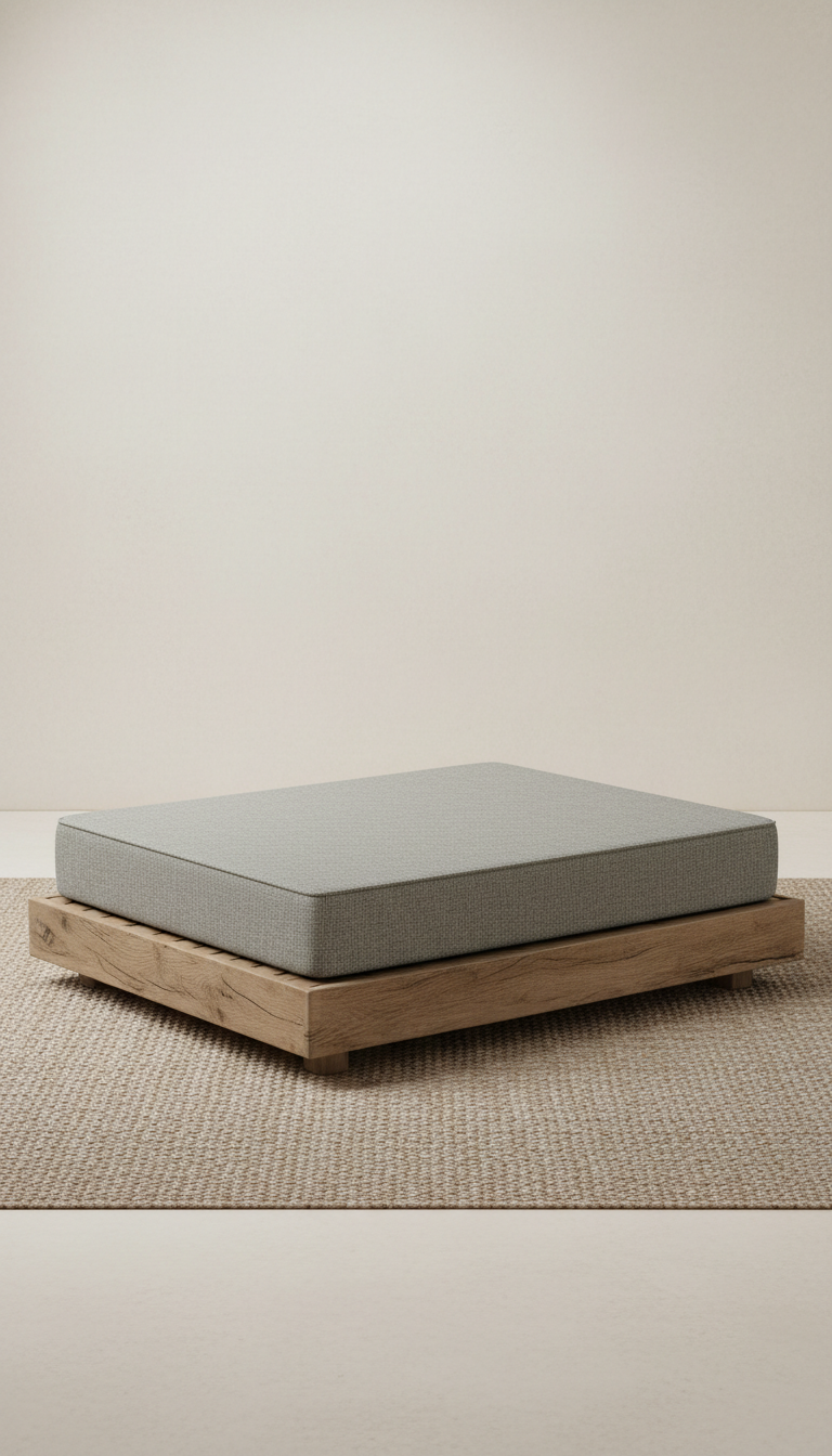 Rectangular Memory Foam Bed